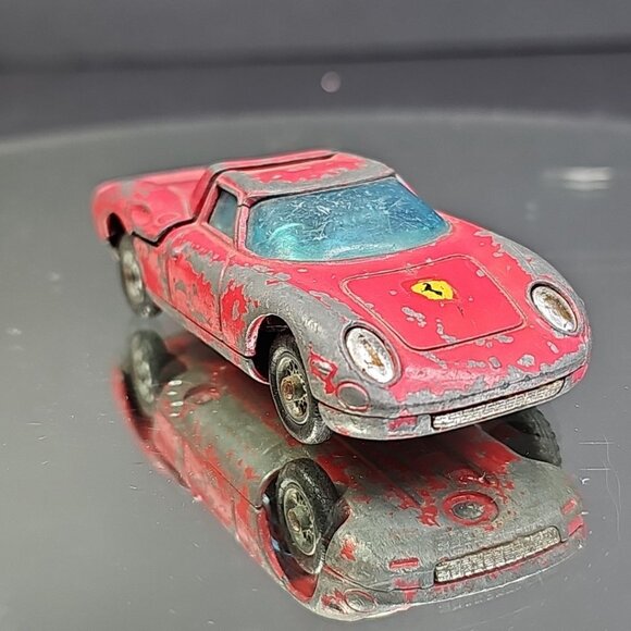 Corgi Toys #314 FERRARI BERLINETTA 250 LE MANS Red Diecast - Picture 7 of 10
